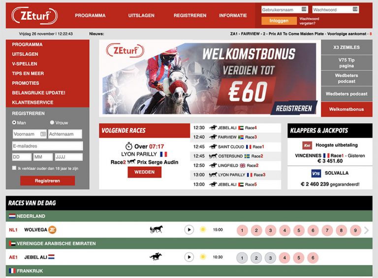 ZEturf Wedden op Paarden | ZEturf Review, Info en Bonus