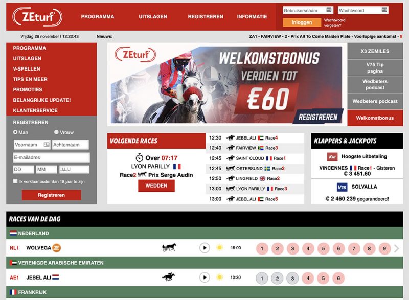 ZEturf Wedden op Paarden | ZEturf Review, Info en Bonus